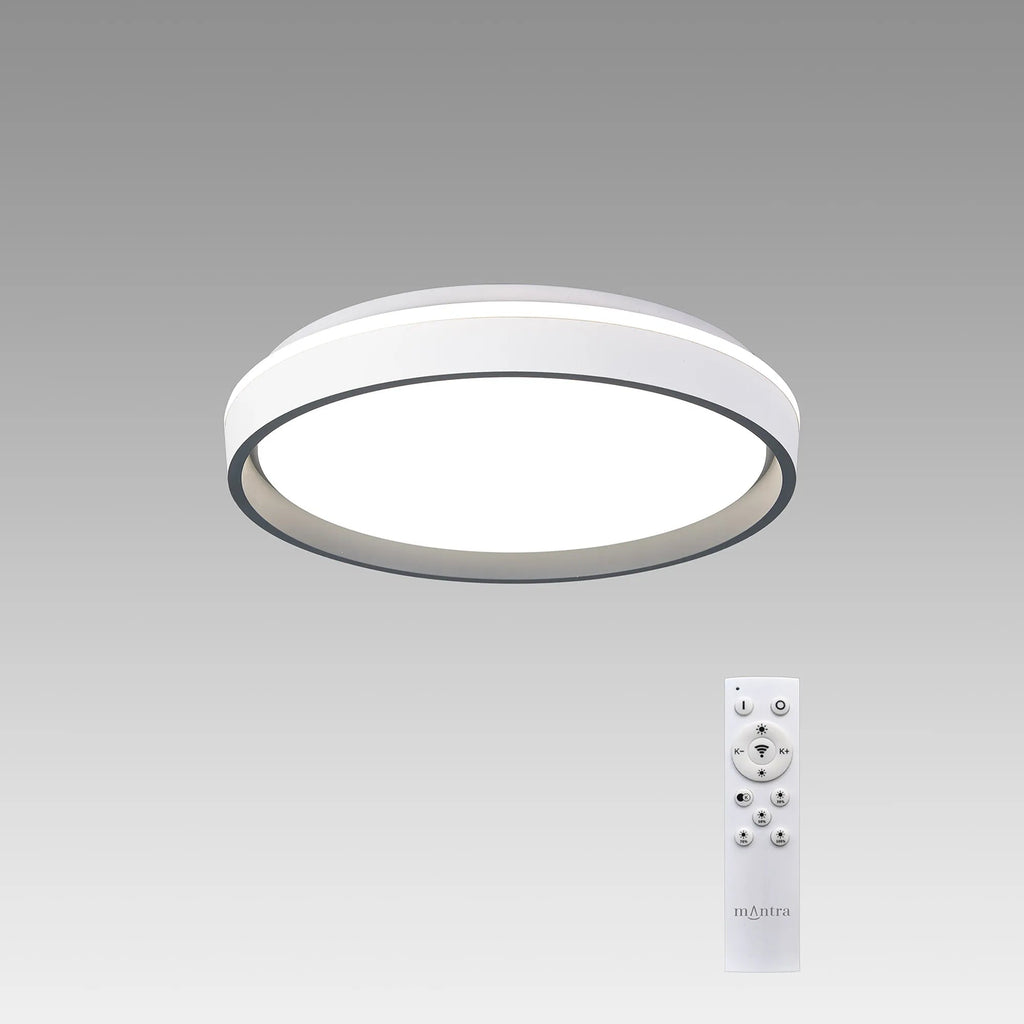 Mantra Fusion - Verona 40cm Round Ceiling 40W LED With Remote Control 2700K - 5000K, 5400lm - Luminosity Designs Ltd