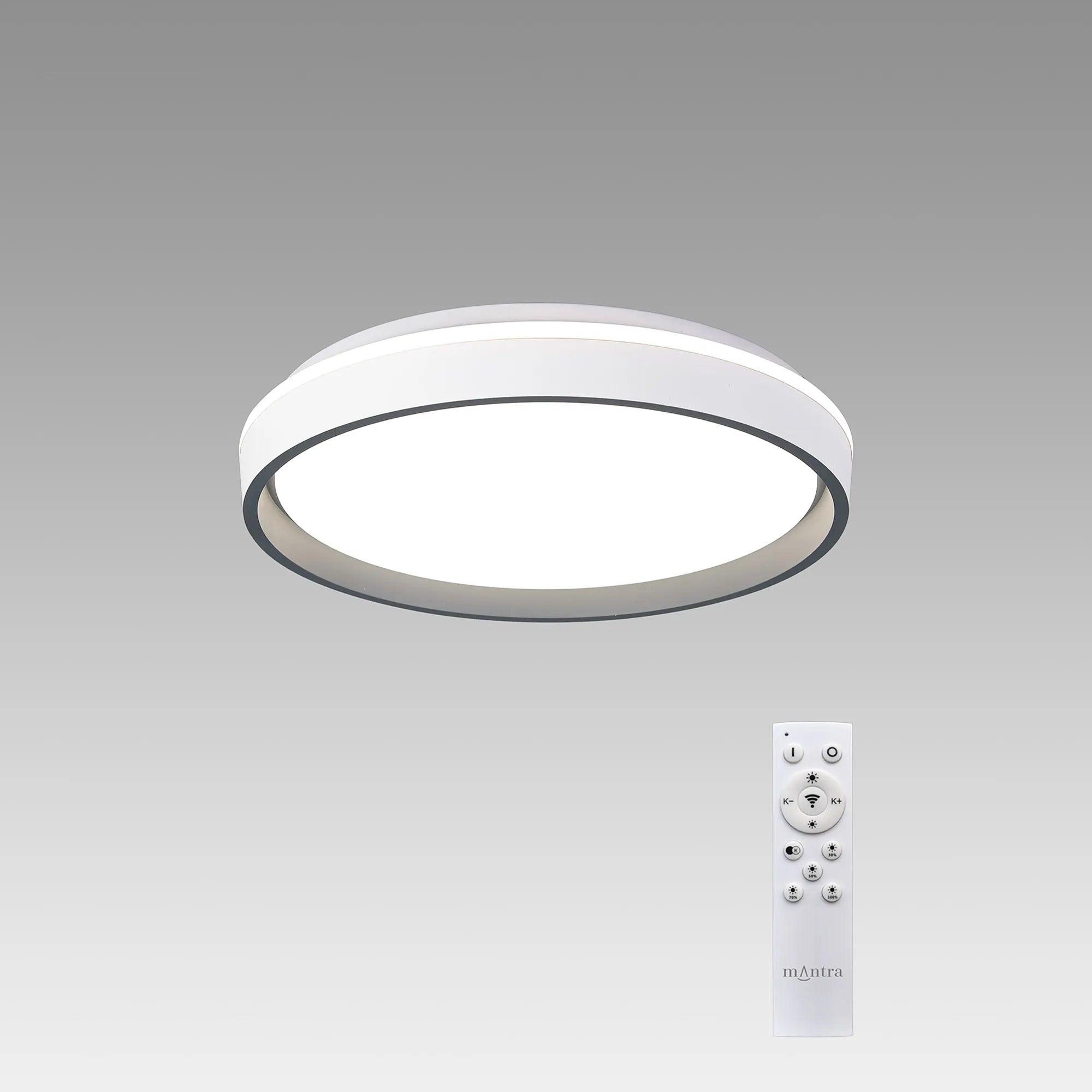 Mantra Fusion - Verona 40cm Round Ceiling 40W LED With Remote Control 2700K - 5000K, 5400lm - Luminosity Designs Ltd
