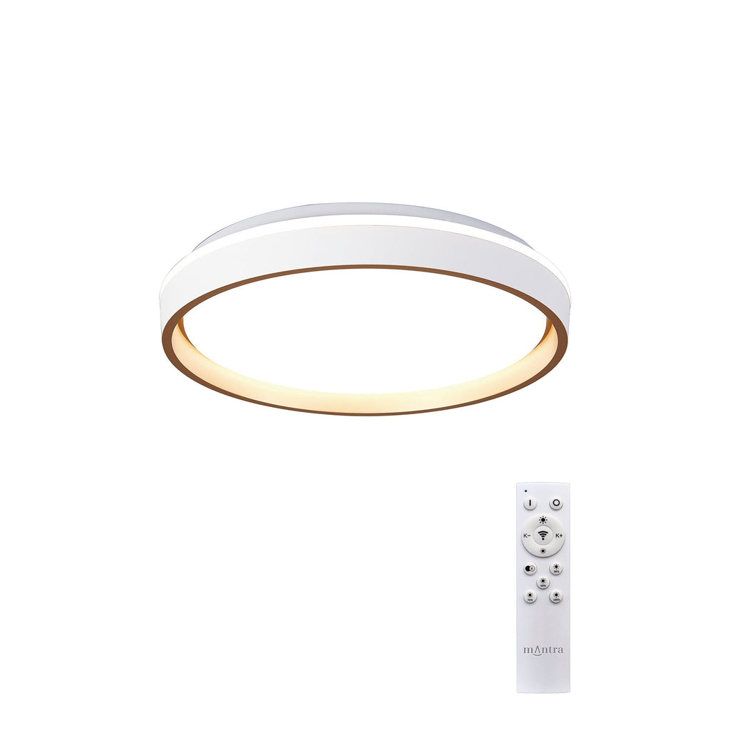Mantra Fusion - Verona 40cm Round Ceiling 40W LED With Remote Control 2700K - 5000K, 5400lm - Luminosity Designs Ltd