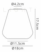 Luminosity Designs Ltd - Verona Kite Glass - Luminosity Designs Ltd