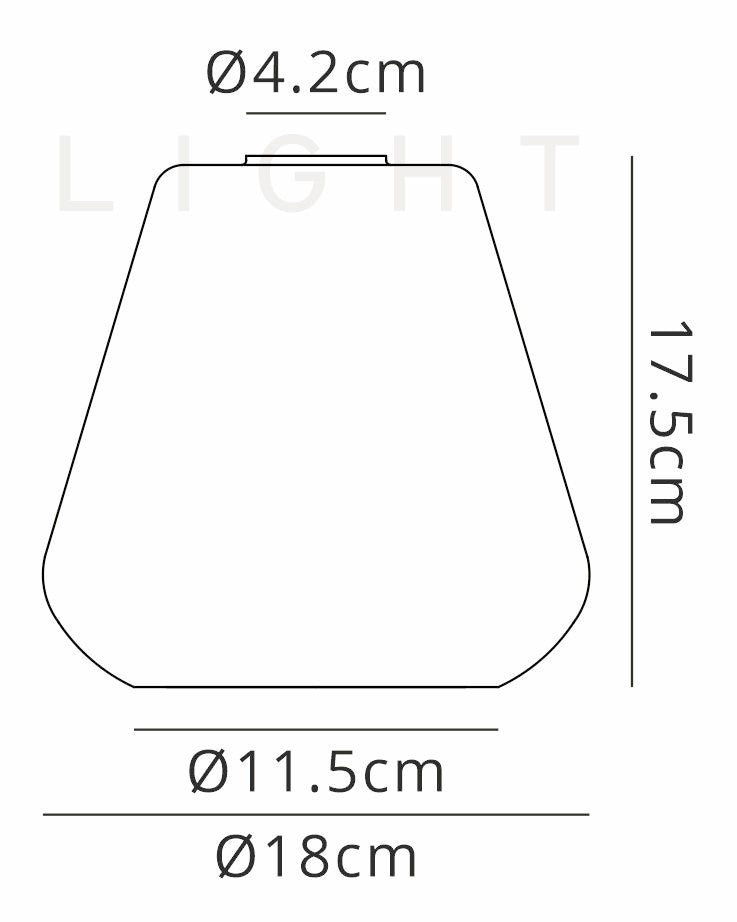 Luminosity Designs Ltd - Verona Kite Glass - Luminosity Designs Ltd