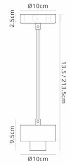 Luminosity Designs Ltd - Verona Pendant Kit - Luminosity Designs Ltd