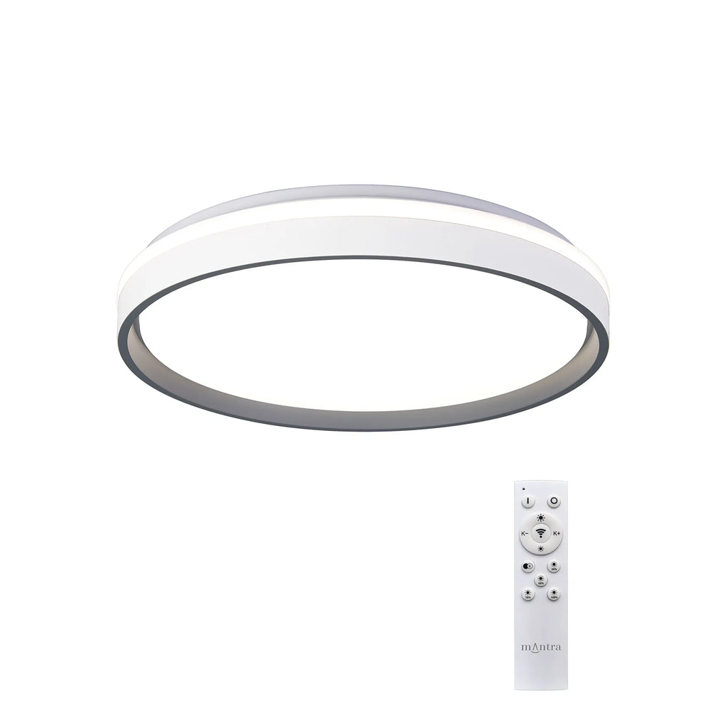 Verona 50cm Round Ceiling 55W LED With Remote Control 2700K-5000K, 7350lm