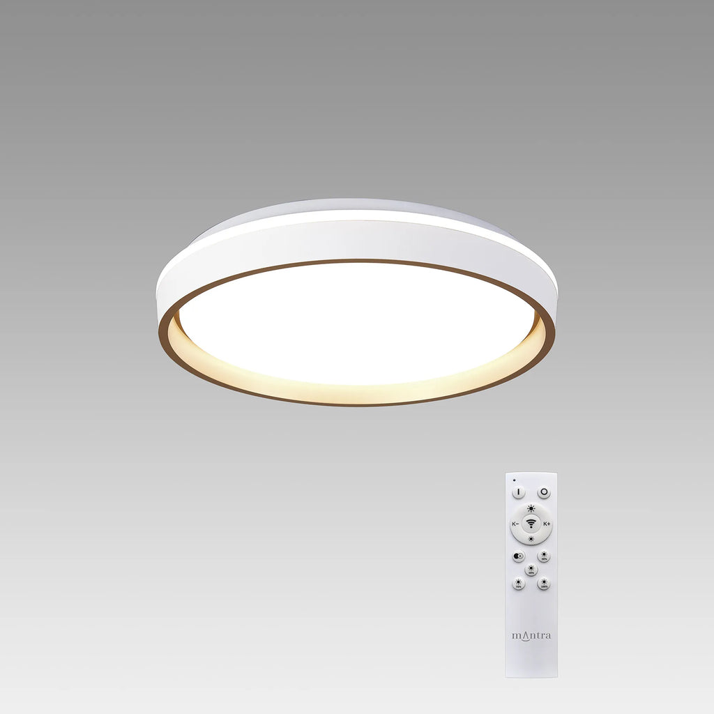 Verona 40cm Round Ceiling 40W LED With Remote Control 2700K-5000K, 5400lm