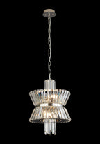 Luminosity Designs Ltd - Vienna 34cm Modern Round Chandelier Pendant, 4 x E14 - Luminosity Designs Ltd