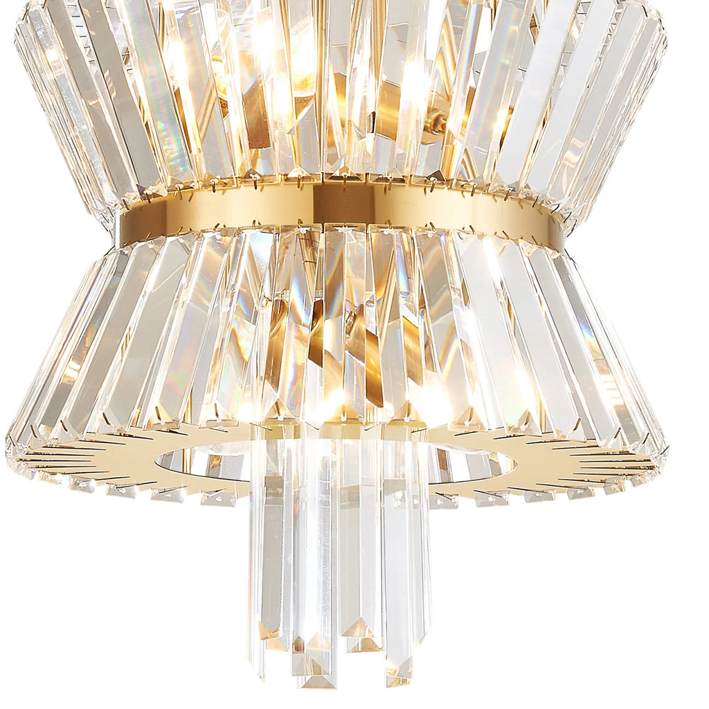 Vienna 34cm Modern Round Chandelier Pendant, 4 x E14