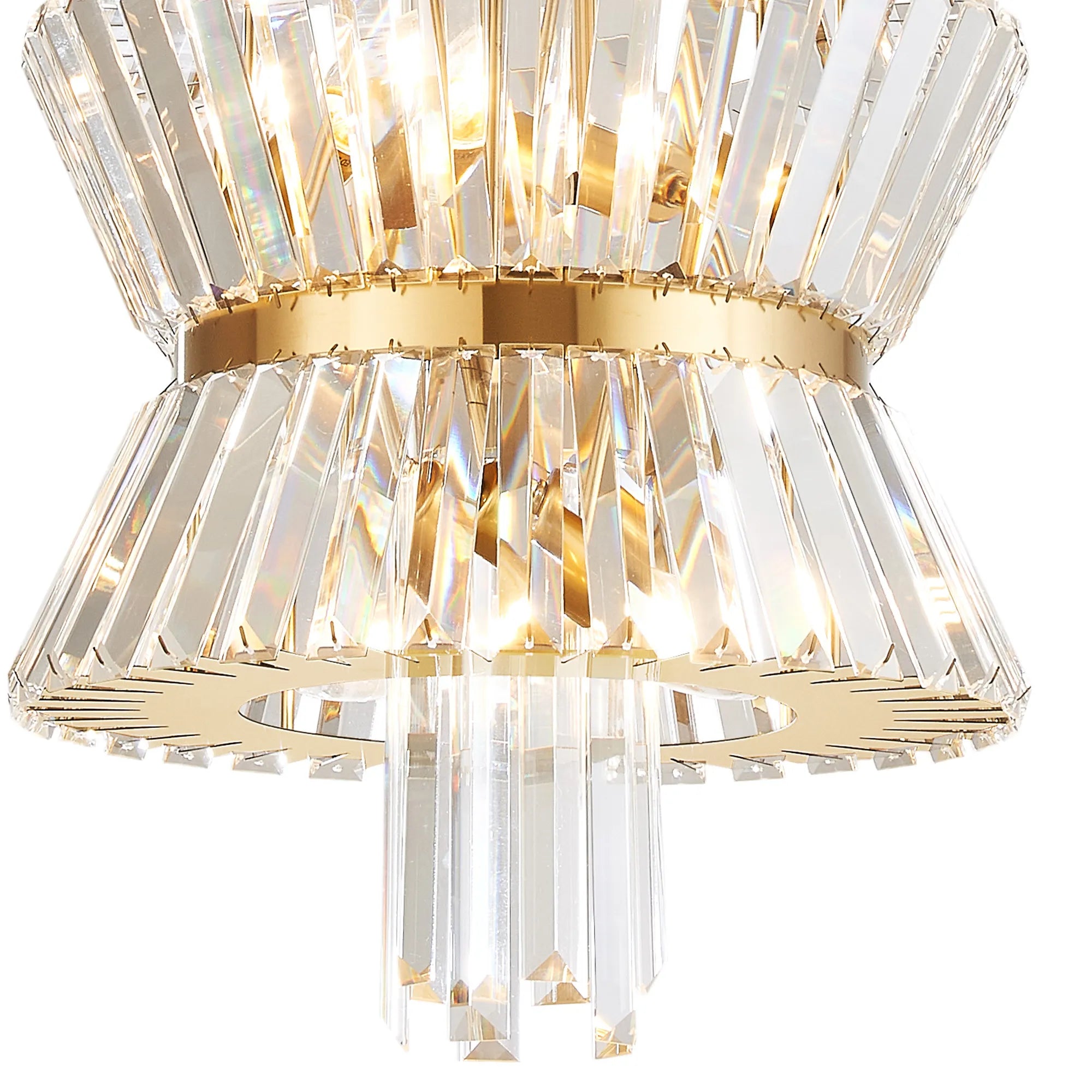 Vienna 34cm Modern Round Chandelier Pendant, 4 x E14