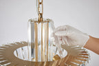Vienna 34cm Modern Round Chandelier Pendant, 4 x E14