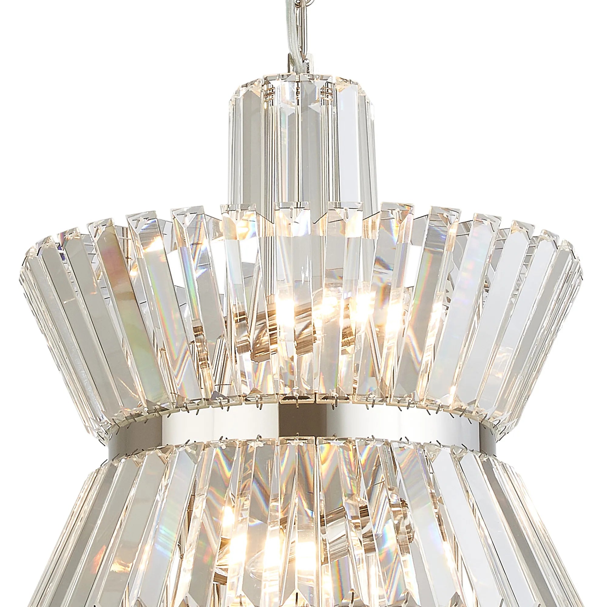 Vienna 34cm Modern Round Chandelier Pendant, 4 x E14