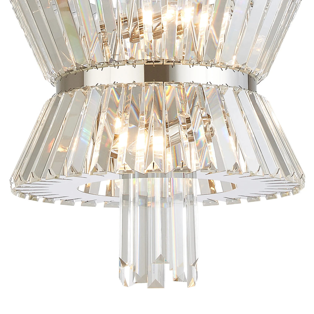 Vienna 34cm Modern Round Chandelier Pendant, 4 x E14