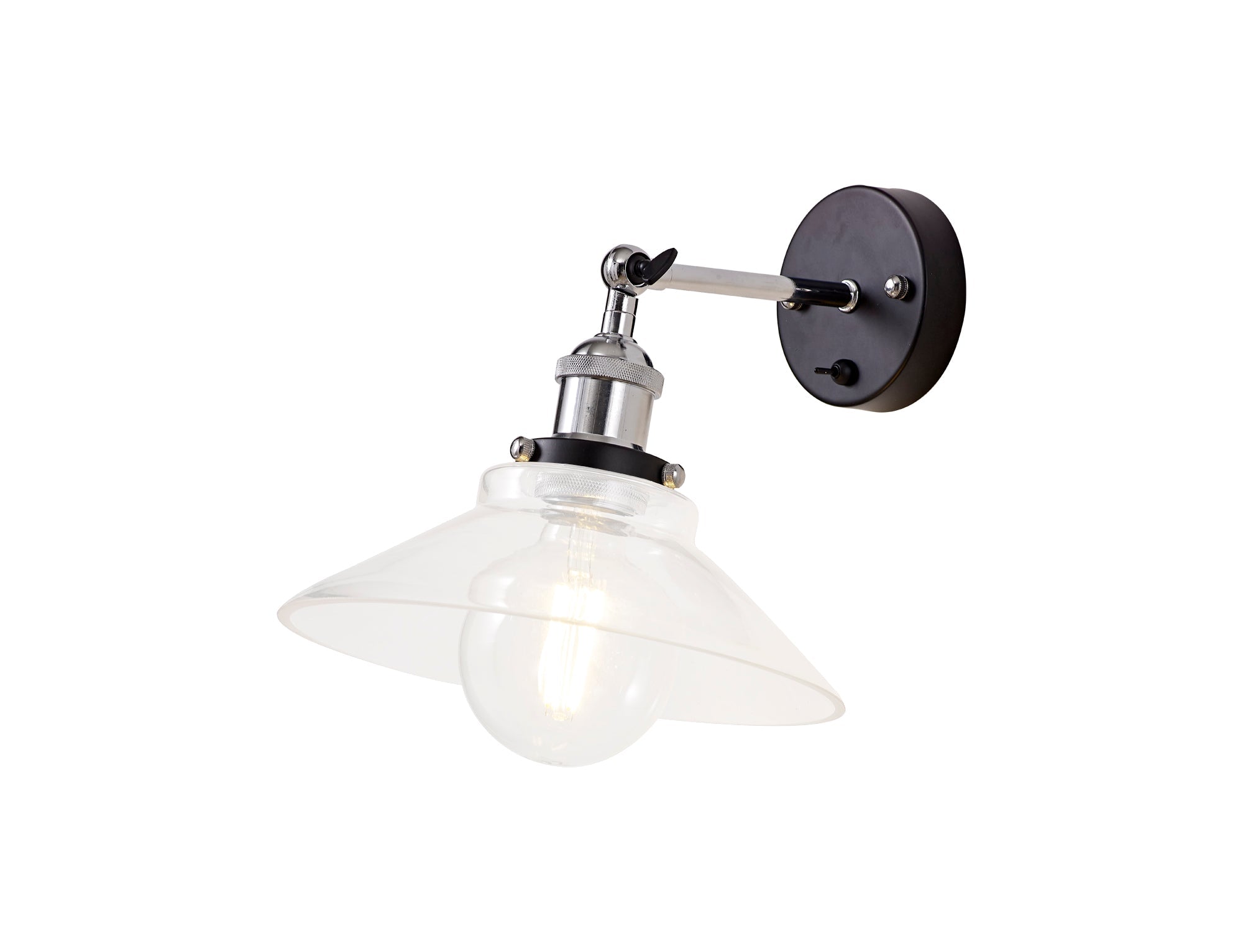 Deco - Vintage Style Switched Wall Light - Luminosity Designs Ltd