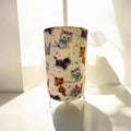 Luminosity Designs - Vintage Style Table Lamp with Hand Crafted Shade - Vintage Cats - Luminosity Designs Ltd