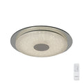 Mantra Fusion - Virgin Sparkle Flush Ceiling Light, 18W LED, 2700 - 6500K Tuneable, 1680lm, With Remote Control (Mantra M5929) - Luminosity Designs Ltd