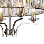 Diyas - Vivienne 4 Light Crystal Semi Flush - Luminosity Designs Ltd