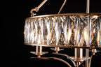 Diyas - Vivienne 6 Light Crystal Pendant / Semi Flush - Luminosity Designs Ltd
