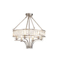 Diyas - Vivienne 6 Light Crystal Pendant / Semi Flush - Luminosity Designs Ltd