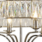 Diyas - Vivienne 6 Light Crystal Semi Flush - Luminosity Designs Ltd