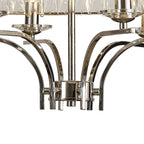Diyas - Vivienne 8 Light Crystal Semi Flush - Luminosity Designs Ltd