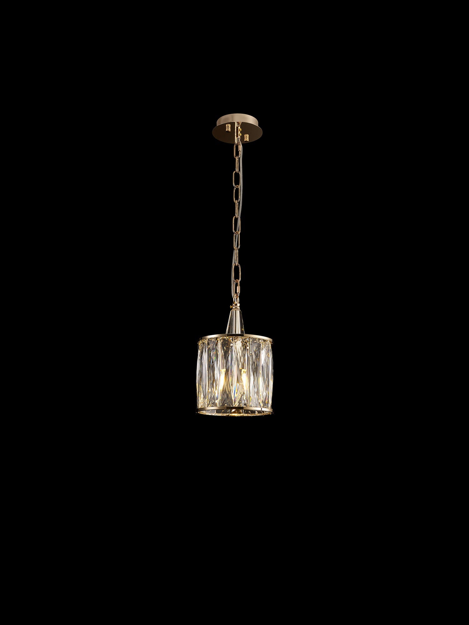 Diyas - Vivienne Single Crystal Pendant - Luminosity Designs Ltd