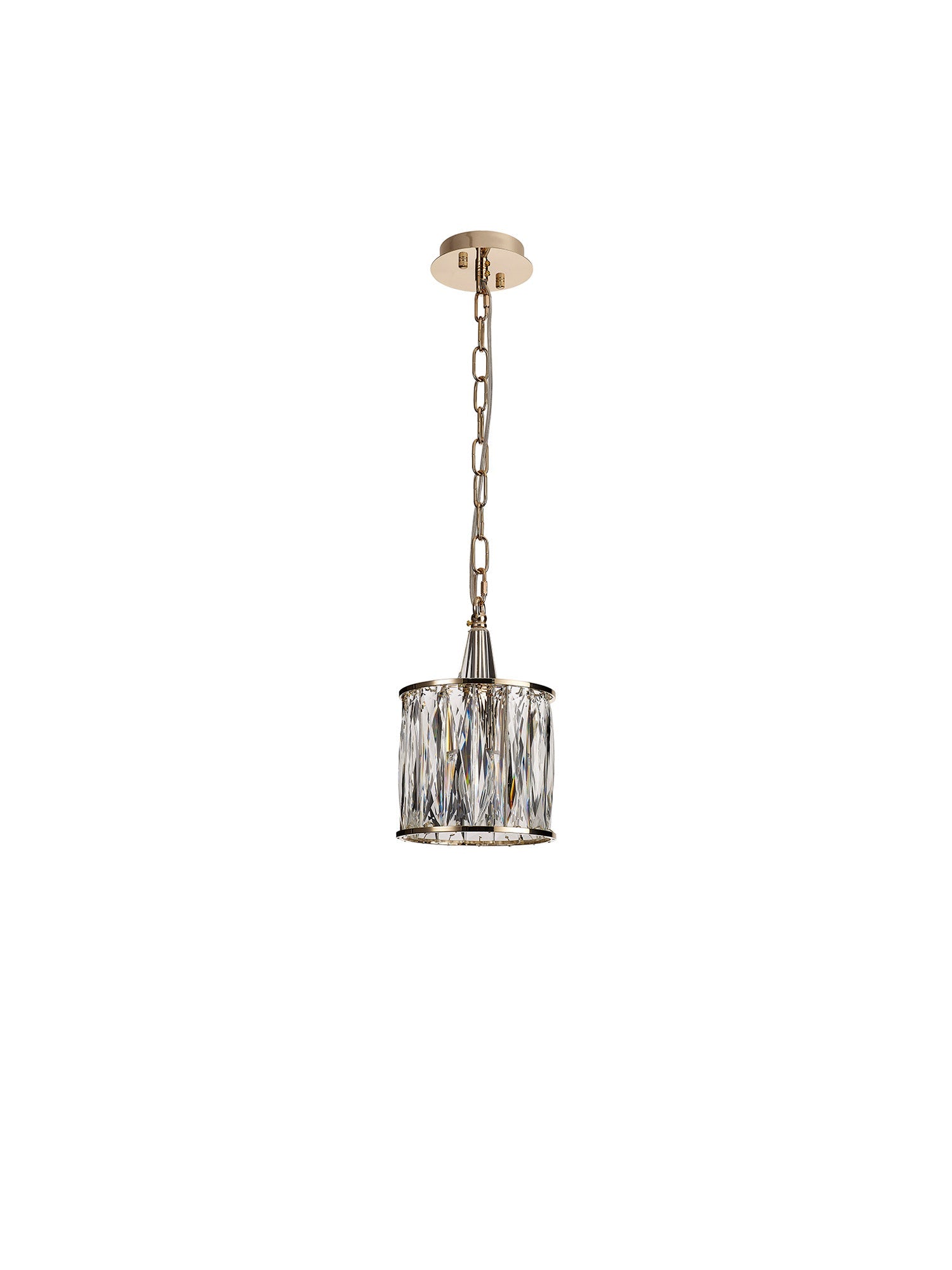 Diyas - Vivienne Single Crystal Pendant - Luminosity Designs Ltd