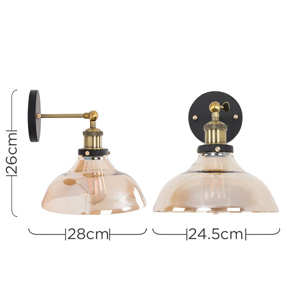 lse - Wallace Steampunk Industrial Wall Light - Luminosity Designs Ltd