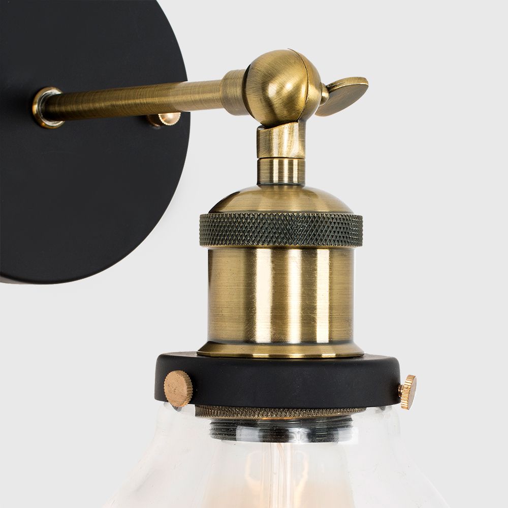lse - Wallace Steampunk Industrial Wall Light - Luminosity Designs Ltd