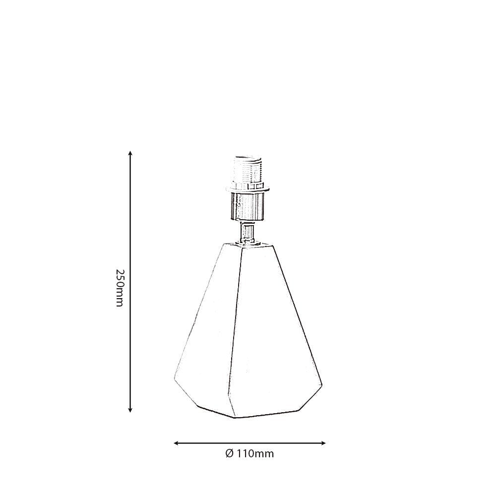 Oaks Lighting - Walton Wooden Table Lamp, - Luminosity Designs Ltd