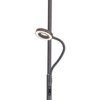 Luminosity Designs Ltd - Wave 2 Light Mother and Child Floor Lamp, 20+5W LED, 3000 - 6000K Touch Dimmable/Remote Control, 2300lm - Luminosity Designs Ltd
