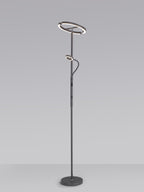 Luminosity Designs Ltd - Wave 2 Light Mother and Child Floor Lamp, 20+5W LED, 3000 - 6000K Touch Dimmable/Remote Control, 2300lm - Luminosity Designs Ltd