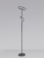 Luminosity Designs Ltd - Wave 2 Light Mother and Child Floor Lamp, 20+5W LED, 3000 - 6000K Touch Dimmable/Remote Control, 2300lm - Luminosity Designs Ltd