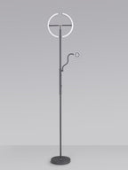 Luminosity Designs Ltd - Wave 2 Light Mother and Child Floor Lamp, 20+5W LED, 3000 - 6000K Touch Dimmable/Remote Control, 2300lm - Luminosity Designs Ltd
