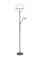 Luminosity Designs Ltd - Wave 2 Light Mother and Child Floor Lamp, 20+5W LED, 3000 - 6000K Touch Dimmable/Remote Control, 2300lm - Luminosity Designs Ltd