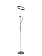 Luminosity Designs Ltd - Wave 2 Light Mother and Child Floor Lamp, 20+5W LED, 3000 - 6000K Touch Dimmable/Remote Control, 2300lm - Luminosity Designs Ltd