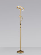 Luminosity Designs Ltd - Wave 2 Light Mother and Child Floor Lamp, 20+5W LED, 3000 - 6000K Touch Dimmable/Remote Control, 2300lm - Luminosity Designs Ltd