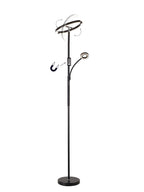 Luminosity Designs Ltd - Wave 2 Light Mother and Child Floor Lamp, 20+5W LED, 3000 - 6000K Touch Dimmable/Remote Control, 2300lm - Luminosity Designs Ltd