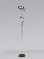 Luminosity Designs Ltd - Wave 2 Light Mother and Child Floor Lamp, 20+5W LED, 3000 - 6000K Touch Dimmable/Remote Control, 2300lm - Luminosity Designs Ltd