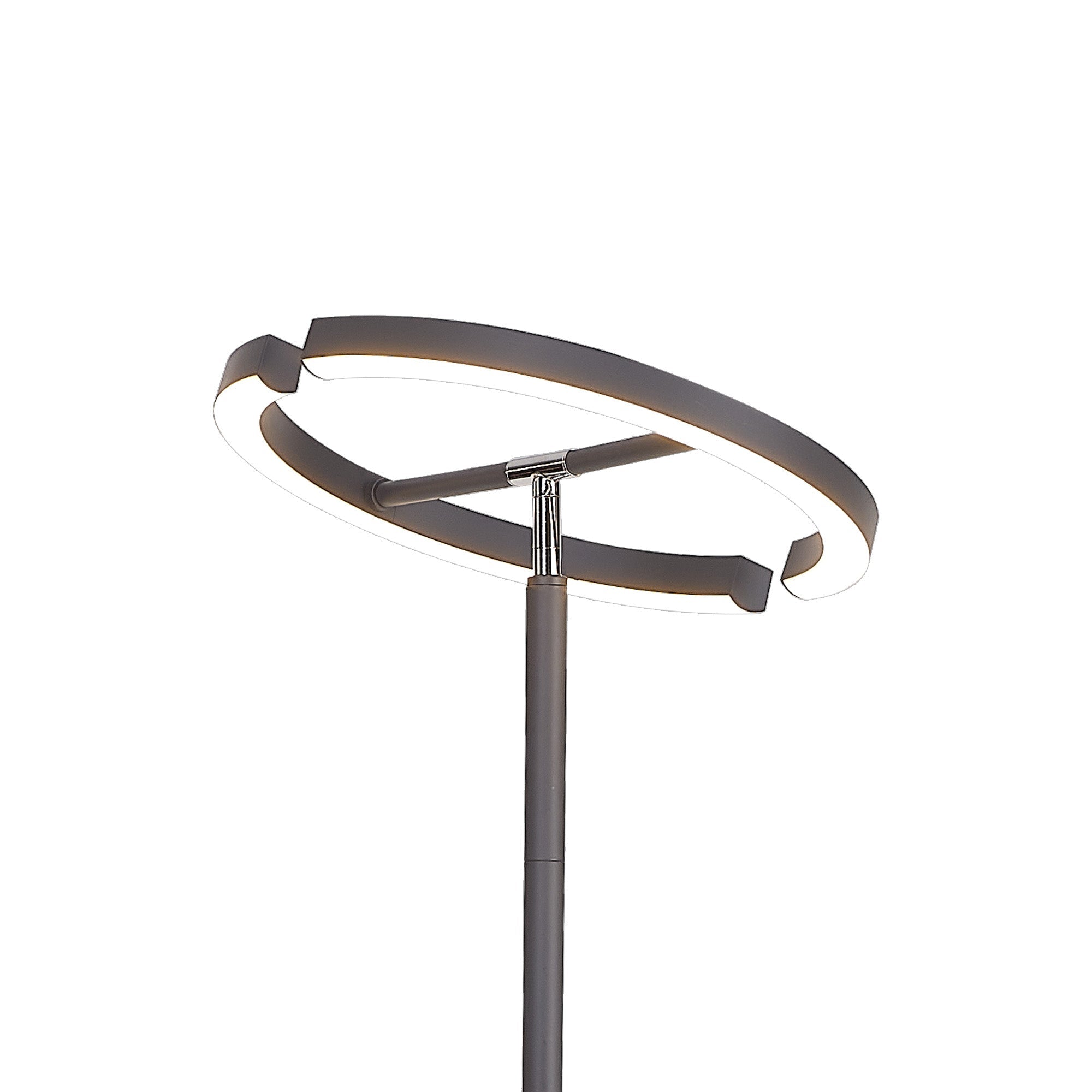Luminosity Designs Ltd - Wave 2 Light Mother and Child Floor Lamp, 20+5W LED, 3000 - 6000K Touch Dimmable/Remote Control, 2300lm - Luminosity Designs Ltd