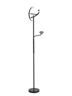 Luminosity Designs Ltd - Wave 2 Light Mother and Child Floor Lamp, 20+5W LED, 3000 - 6000K Touch Dimmable/Remote Control, 2300lm - Luminosity Designs Ltd