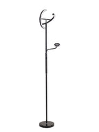 Luminosity Designs Ltd - Wave 2 Light Mother and Child Floor Lamp, 20+5W LED, 3000 - 6000K Touch Dimmable/Remote Control, 2300lm - Luminosity Designs Ltd