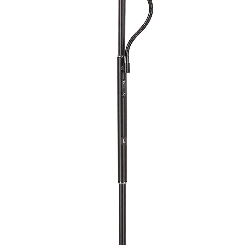 Luminosity Designs Ltd - Wave 2 Light Mother and Child Floor Lamp, 20+5W LED, 3000 - 6000K Touch Dimmable/Remote Control, 2300lm - Luminosity Designs Ltd
