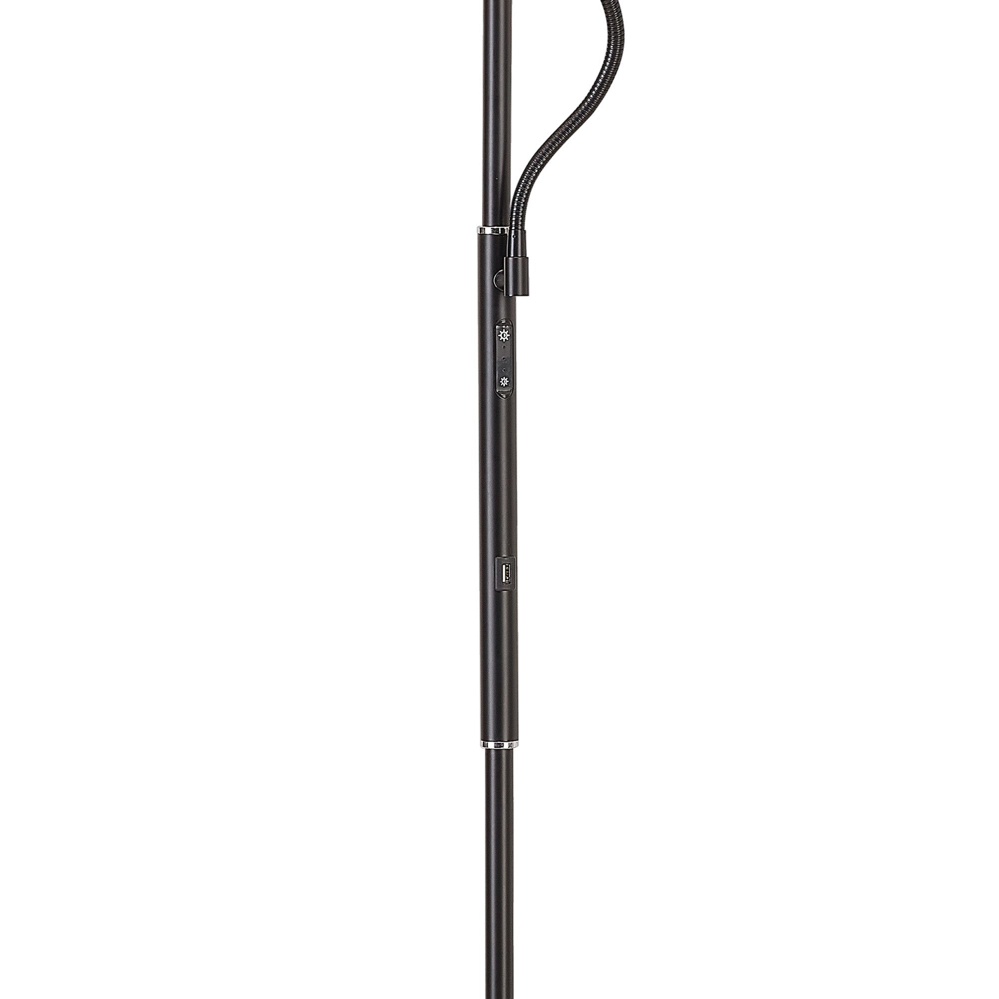 Luminosity Designs Ltd - Wave 2 Light Mother and Child Floor Lamp, 20+5W LED, 3000 - 6000K Touch Dimmable/Remote Control, 2300lm - Luminosity Designs Ltd