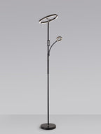 Luminosity Designs Ltd - Wave 2 Light Mother and Child Floor Lamp, 20+5W LED, 3000 - 6000K Touch Dimmable/Remote Control, 2300lm - Luminosity Designs Ltd
