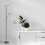 Luminosity Designs Ltd - Wave 2 Light Mother and Child Floor Lamp, 20+5W LED, 3000 - 6000K Touch Dimmable/Remote Control, 2300lm - Luminosity Designs Ltd