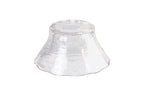 Deco - Waved Effect Clear Glass Lampshade - Luminosity Designs Ltd