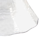 Deco - Waved Effect Clear Glass Lampshade - Luminosity Designs Ltd