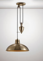 Deco - Wellington Pulley System Pendant - Luminosity Designs Ltd