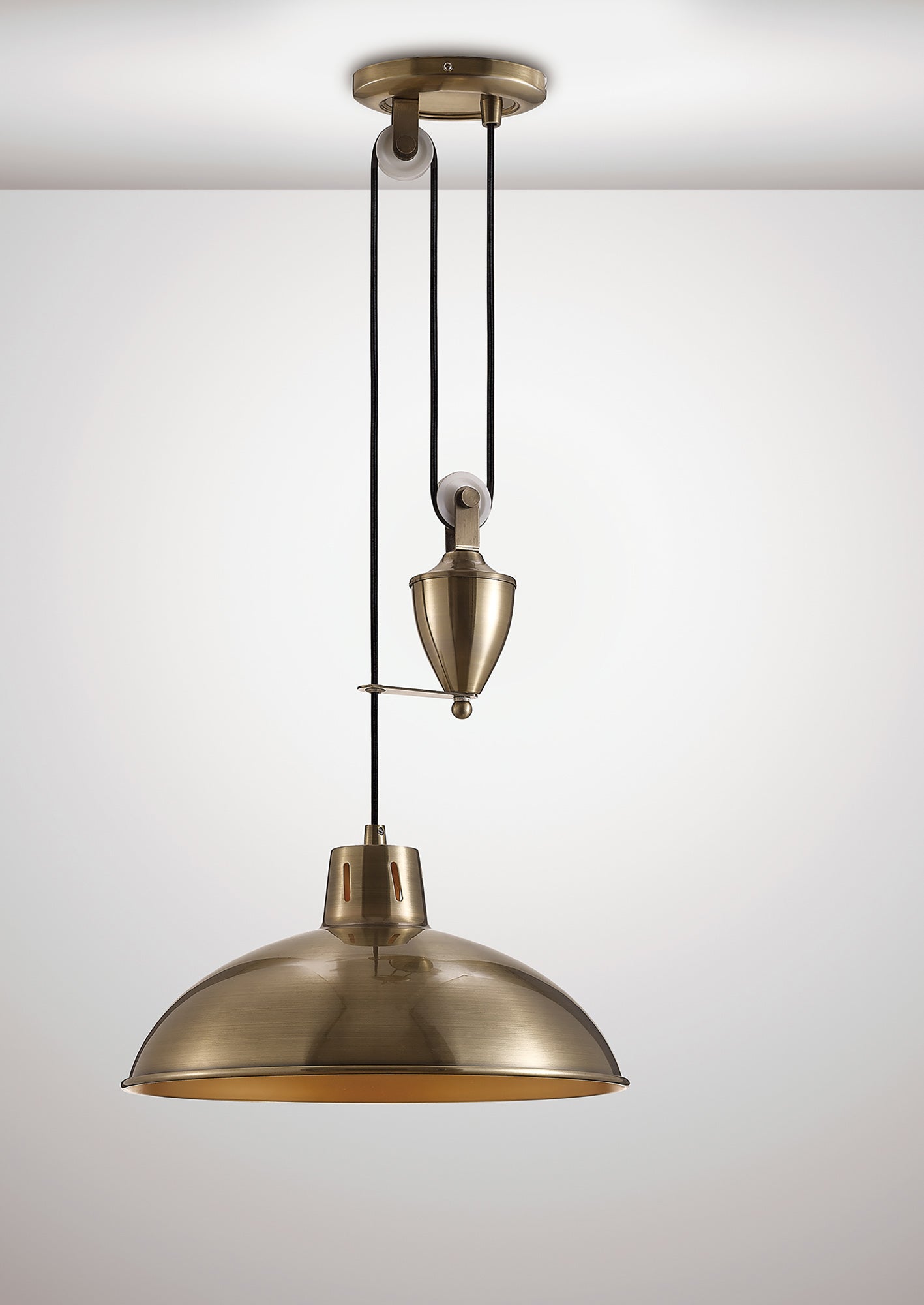 Deco - Wellington Pulley System Pendant - Luminosity Designs Ltd