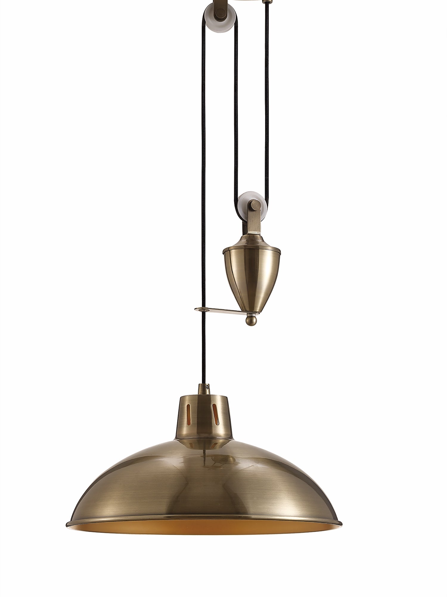 Deco - Wellington Pulley System Pendant - Luminosity Designs Ltd