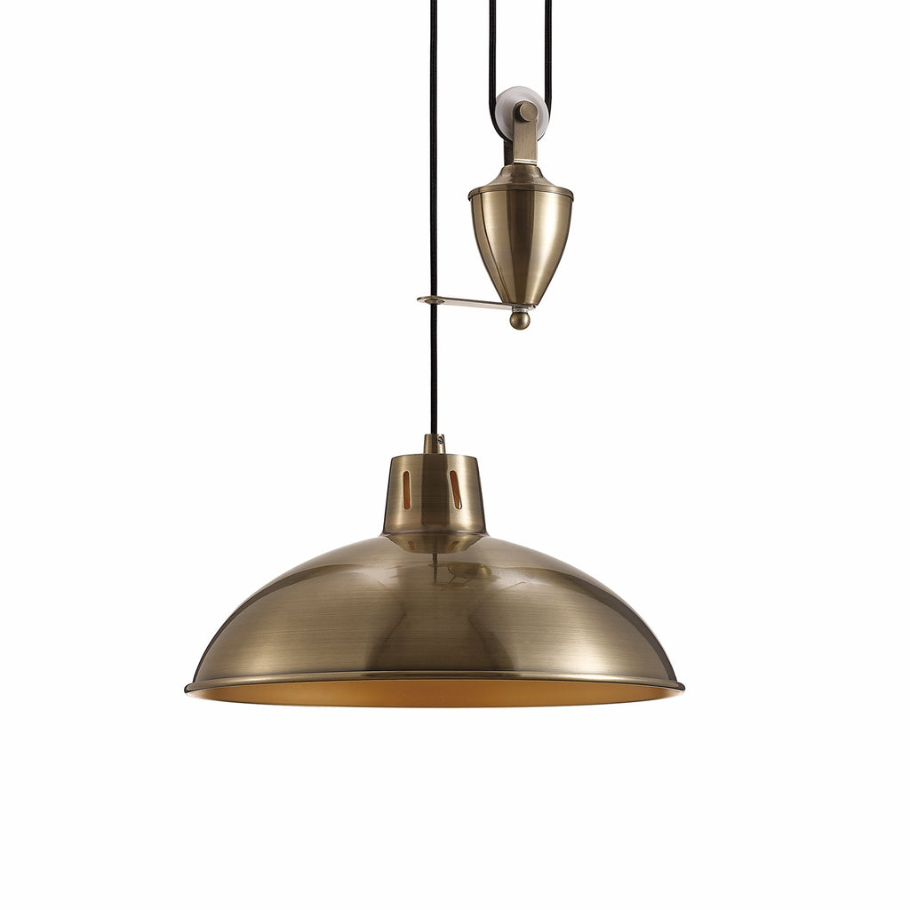 Deco - Wellington Pulley System Pendant - Luminosity Designs Ltd