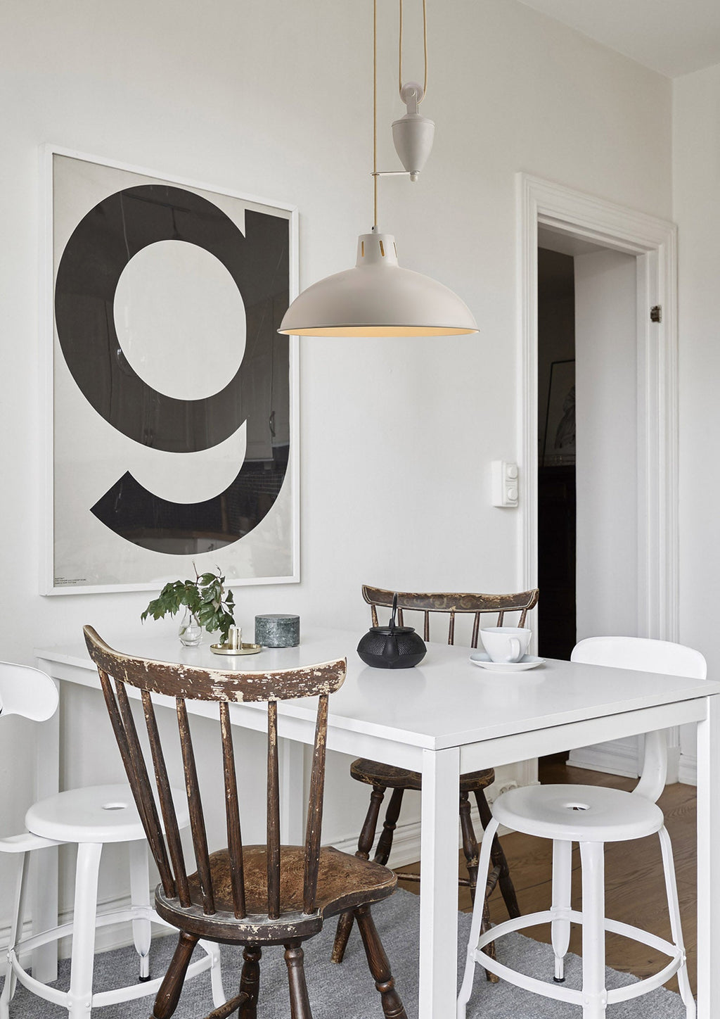 Deco - Wellington Pulley System Pendant - Luminosity Designs Ltd